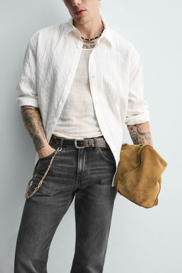 STRIPED FLOWING SHIRT