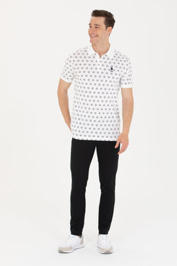 U. S. Polo Assn Мужская белая футболка с воротником-поло - U.s. polo assn фото 18