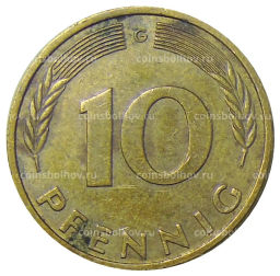 10 пфеннигов 1995 года G Германия