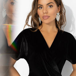 Платье на запах, Эффект сияния (свидание) / Новый год - Charutti фото 3