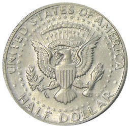 1/2 доллара (50 центов) 1972 года D США
