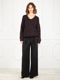 Джемпер женский ZZ-07007 black/fuchsia - Eleganzza фото 3