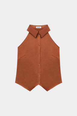 Топ с вырезом халтер - Mollis фото 5