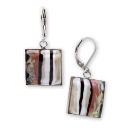 Серьги из муранского стекла