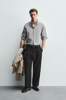 STRIPED TEXTURED SHIRT