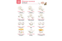 Чайн. пара 2 пр. 270 мл 12,5*9,5*7 см Певчие птички на черном NEW BONE CHINA - Elan gallery фото 12