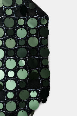 SEQUIN HALTER TOP - Zara фото 6