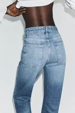 TRF WIDE-LEG HIGH-WAIST JEANS - Zara фото 5