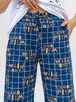 926 Пижама "Клетка/индиго"