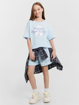 КОМПЛЕКТ ДЛЯ ДЕВОЧЕК (БЛУЗА, ШОРТЫ)