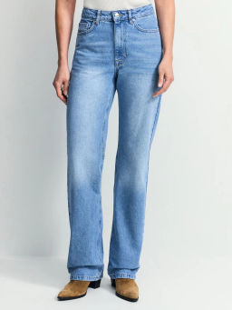 Джинсы straight с высокой посадкой / Zarina фото 3