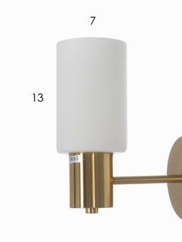 Бра 74535/1W, 1x40Вт, E14, цвет латунь