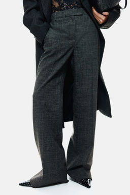 Pantal?n bootcut en mezcla de lana - H&m фото 3