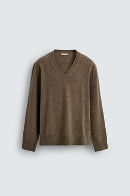 WOOL BUTTON-UP JUMPER - Zara фото 7