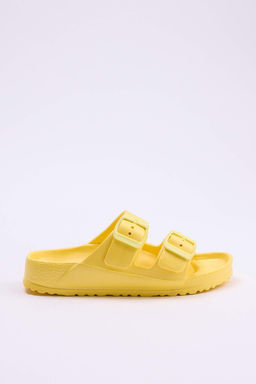 Sar? Cift Bantl? Buyuk Unisex Cocuk Terlik TAKSS26TE00009