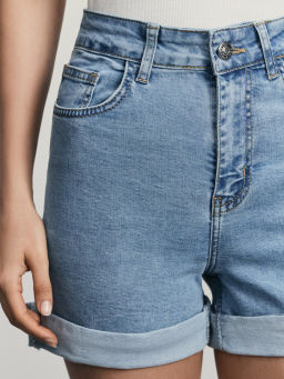 Джинсовые шорты mom fit / Zarina  фото 6