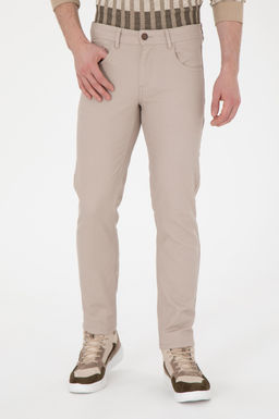 Мужские темно-бежевые брюки из плотной ткани Неожиданная скидка в корзине - U.s. polo assn фото 8