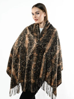 Яркий палантин с анималистичным принтом - Pretty mania фото 3
