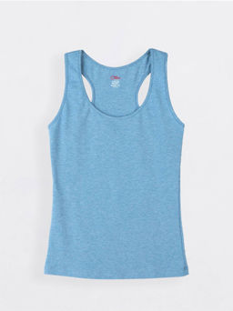 CONTE Майка BASIC LM 646 голубой меланж