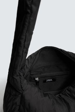 QUILTED NYLON SHOULDER BAG - Zara фото 12
