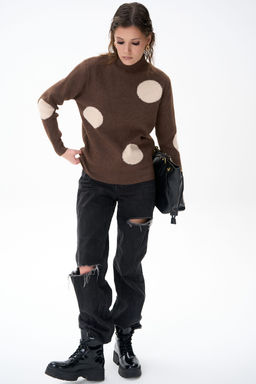 Свитер Зои (шоколадный) - Эльза фото 7