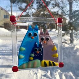 Панно Семейка котов - Стрекоза фото 6