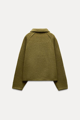 OVERSIZED 100% WOOL JACKET - Zara фото 5