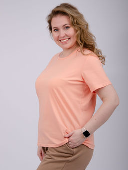 Футболка "Карусель 6" оранжевая, трикотаж