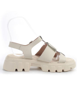 08-PEY195-2 BEIGE Босоножки женские (натуральная кожа)