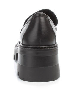 03-C1801-1 BLACK Лоферы женские (натуральная кожа) - Фабричный китай фото 8