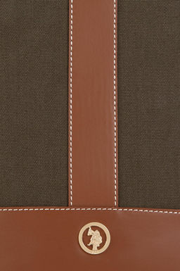 Женский холщовый рюкзак цвета хаки Неожиданная скидка в корзине - U.s. polo assn фото 7