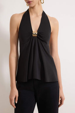 Kahverengi Akseuar Detayl? Buzgulu Party Bluz TPRAW26BZ00009 - Trendyolmilla фото 7