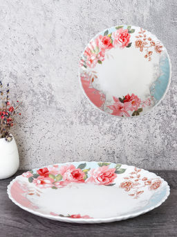 Тарелка 190 мм / LHP-75 (6801) /уп 6/72/ Розы на голубом - Галеонтрейд фото 3