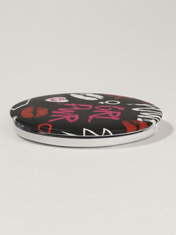 Цена за 2 шт. Зеркало складное GRL PWR, d=7.3 см, с увеличением х2, чёрное