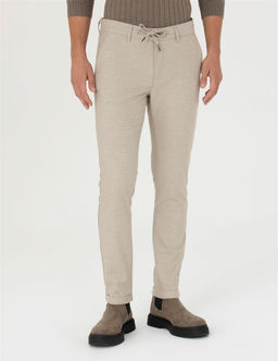 Bej Slim Fit Kanvas Pantolon - Pierre cardin фото 2