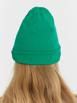 Шапка женская бини в зеленом оттенке - Mark formelle фото 4