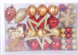 Елочное украшение 58 штук Ассорти / HX-26 /уп 16/ - Галеонтрейд фото 2