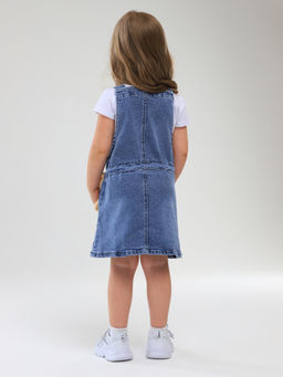 Сарафан джинсовый для девочек - Синий мир фото 13