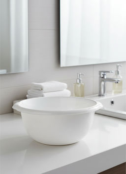 Цена за 2 шт. Таз универсальный "Good" круглый 9л (белый) 223201229/01