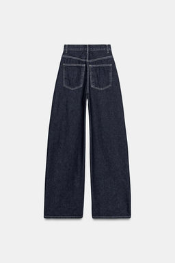 TRF EXTRA WIDE-LEG HIGH-WAIST JEANS - Zara фото 8