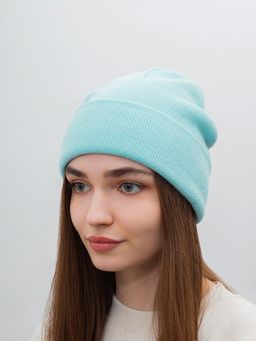 Шапка SEEBERGER арт. 18308-0 TURN-UP BEANIE (мятный)