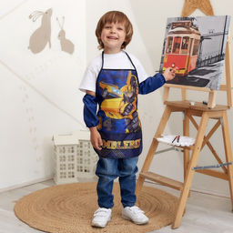 Фартук с нарукавниками детский «Трансформеры», 49×39 см