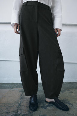 ZW COLLECTION CARGO TROUSERS - Zara фото 13