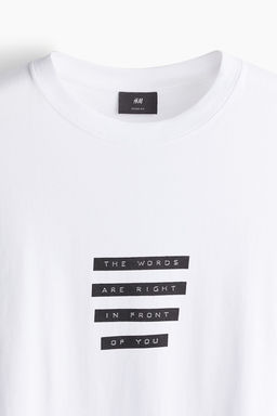 Camiseta con motivo estampado Loose Fit - H&m фото 6