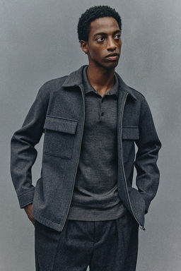 Polo de lana Slim Fit - H&m фото 5