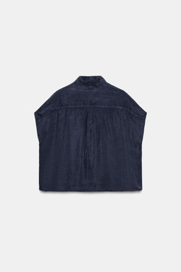 CAMISA FLUIDA OVERSIZE / Marino - Zara фото 2