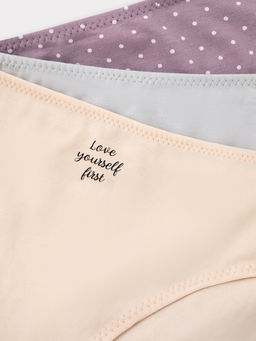 Трусы женские слипы мультипак (3 шт.) в бежевом цвете - Mark formelle фото 8