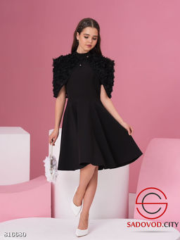 Платье из ткани босс для девочки