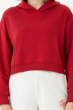 Женская красная толстовка с капюшоном Неожиданная скидка в корзине - U.s. polo assn фото 6