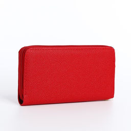Кошелёк на молнии, цвет тёмно-красный - Simaland фото 2